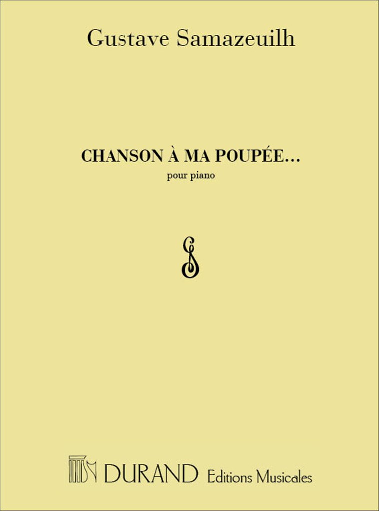 Chanson A Ma Poupee Piano